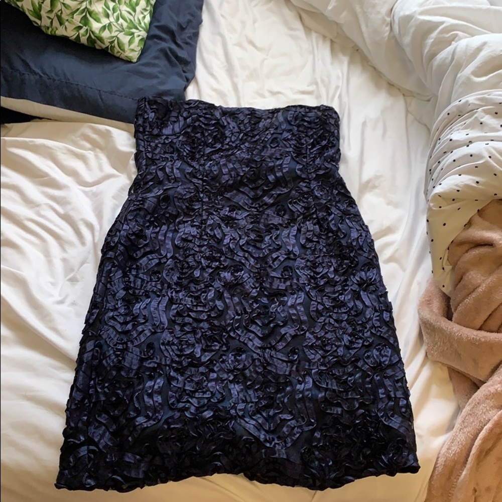 Blue cocktail dress
